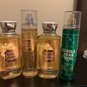 Warm vanilla sugar body spray and wash